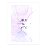 Explore the world | floating colors (Print Only) thumbnail