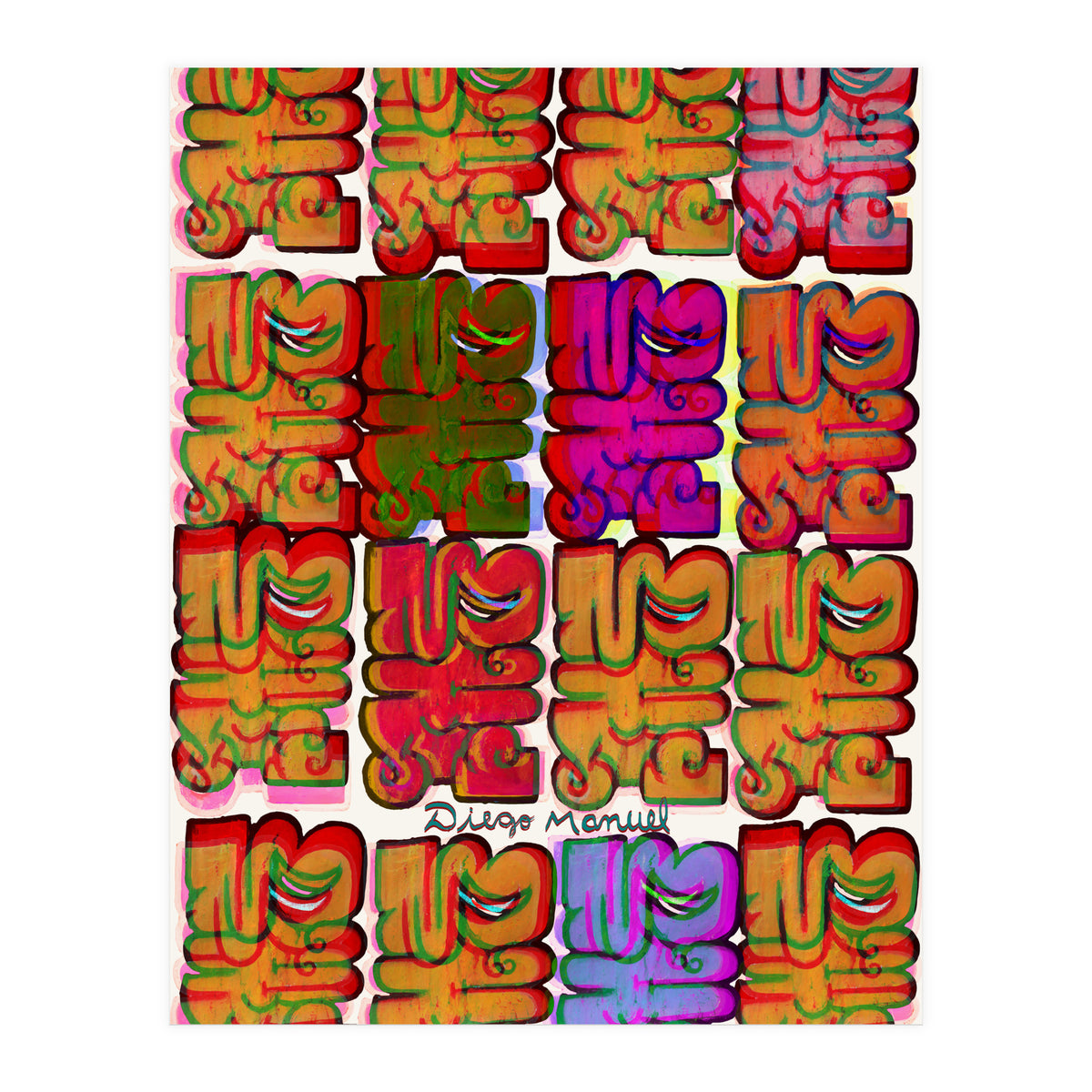 Graffitis 2021 Tapiz 135 (Print Only)