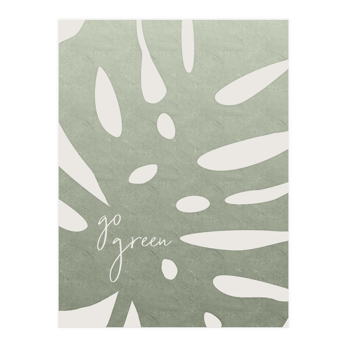 Go green (Print Only)