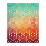 Colorful and golden pattern II (Print Only) thumbnail