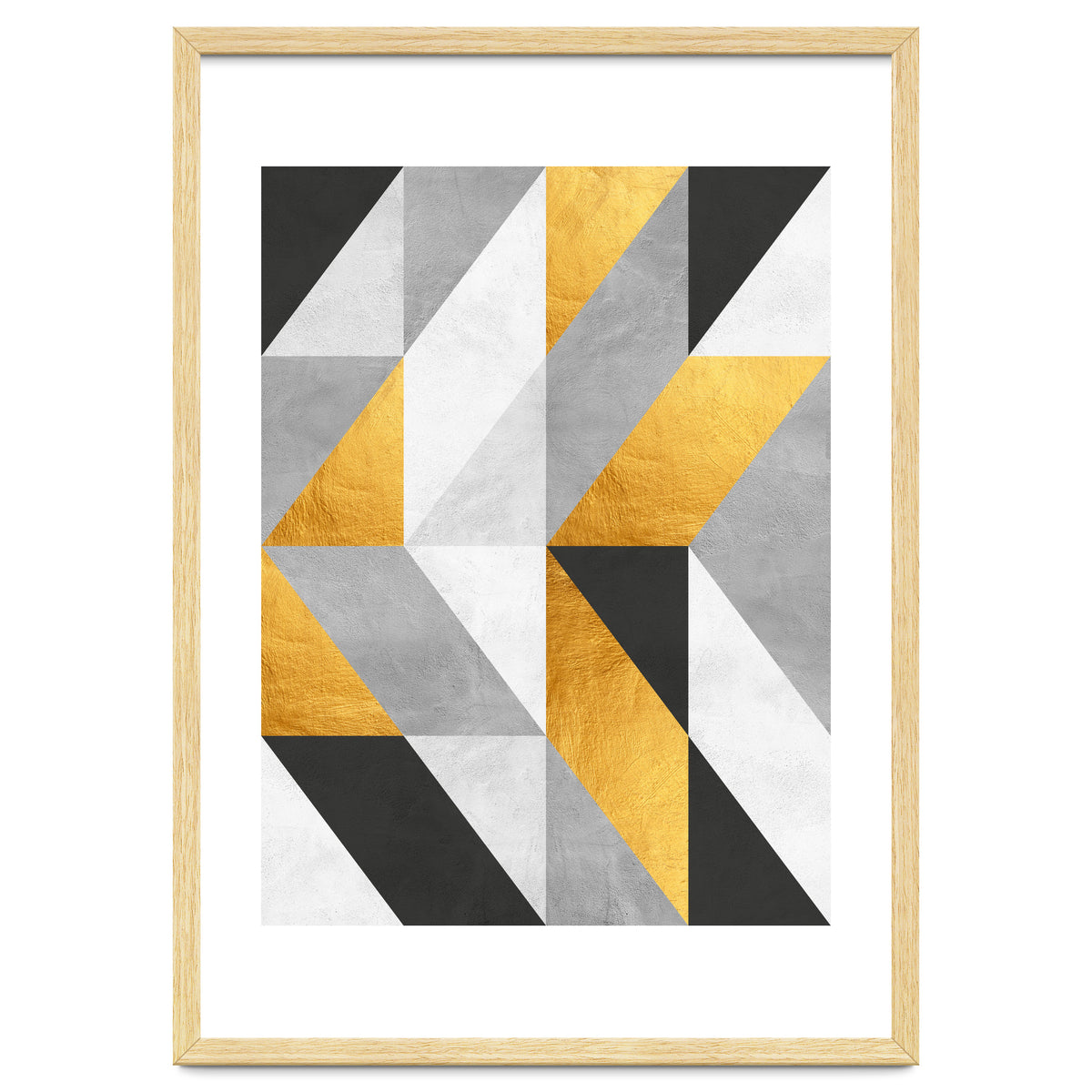 Gray and Gold Composition I