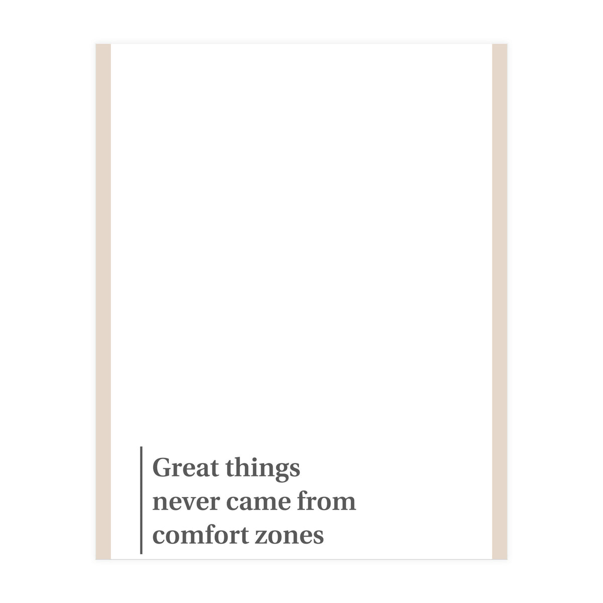 COMFORT ZONE (Print Only)