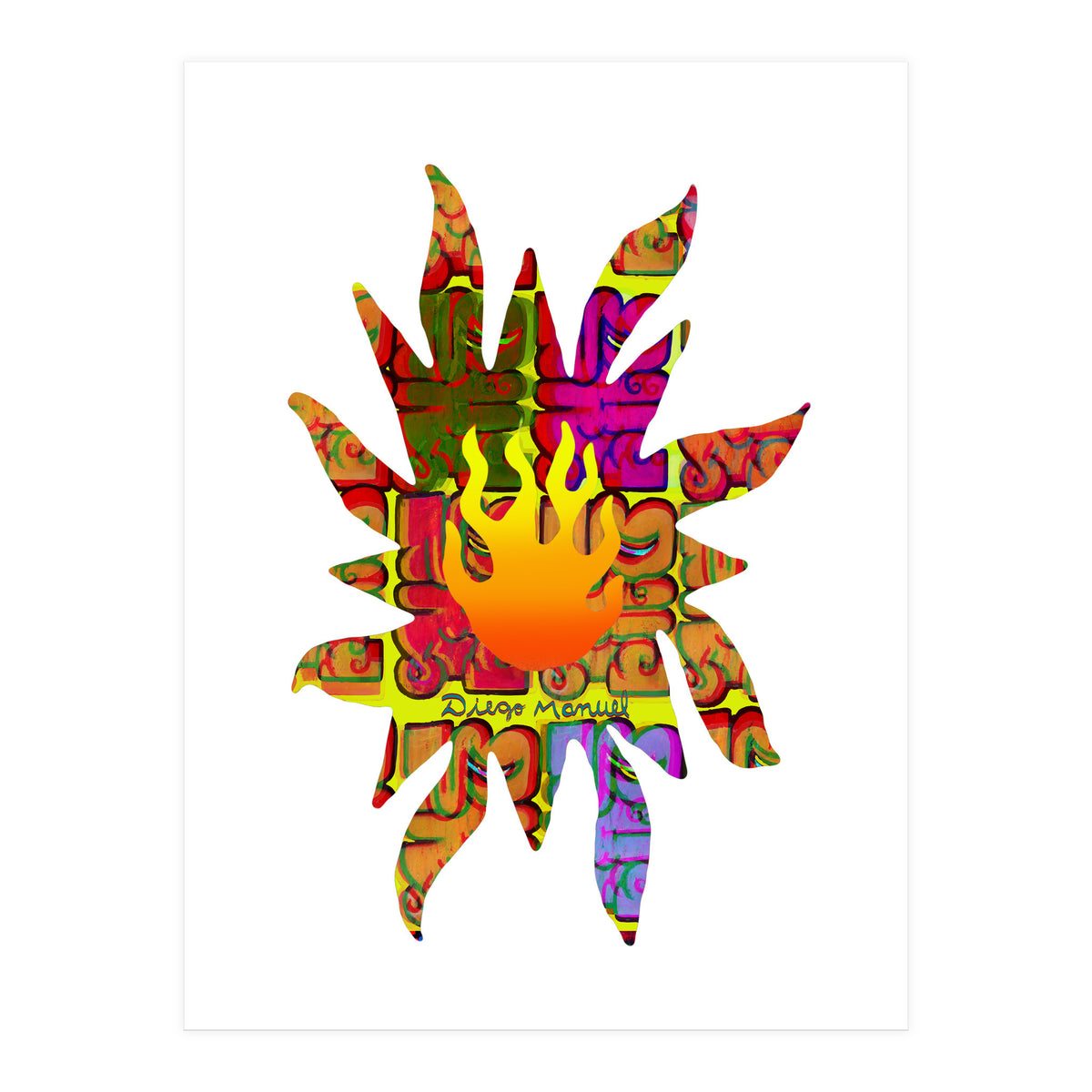 Fuego 22 Copia (Print Only)