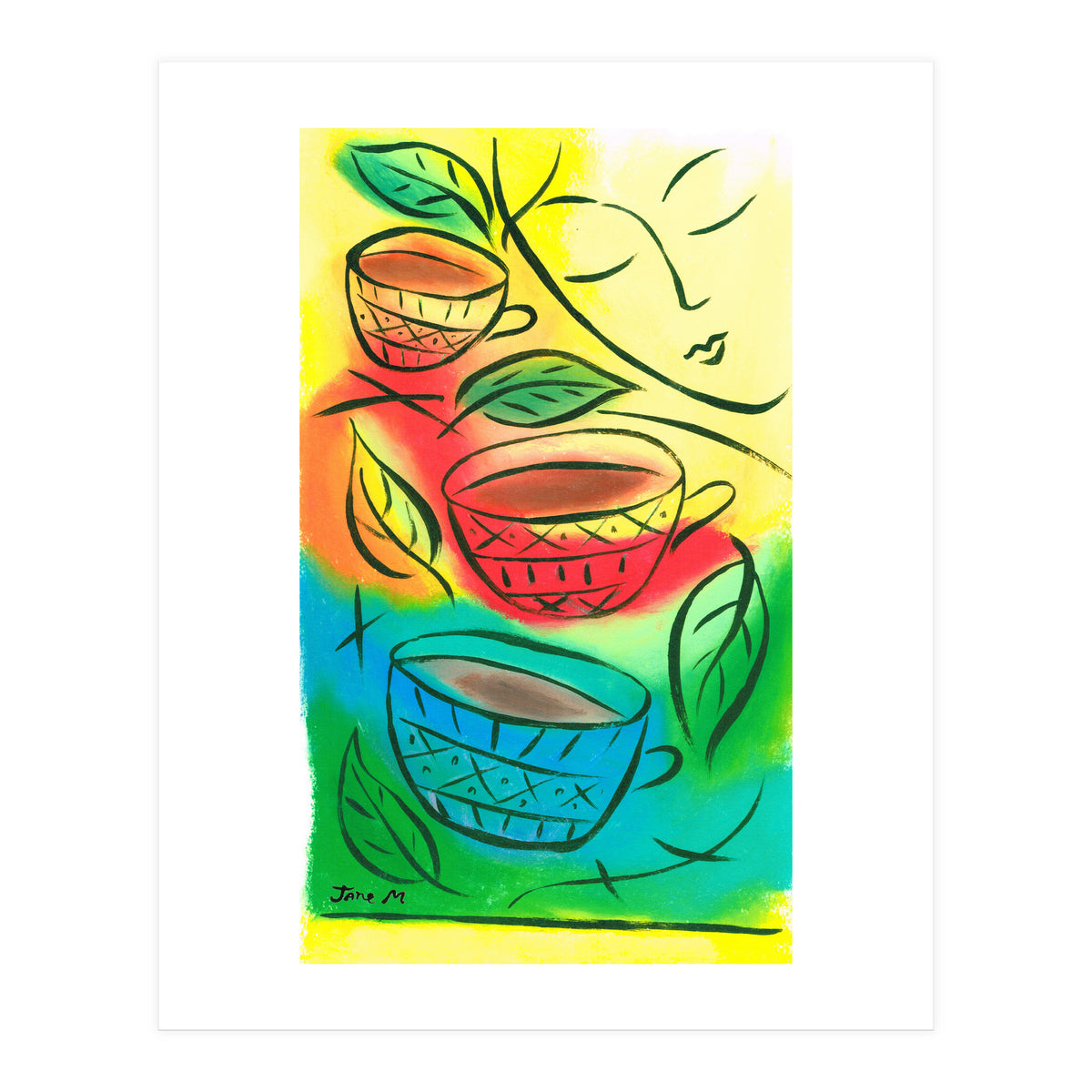 Three Cups Of Tea (Print Only)