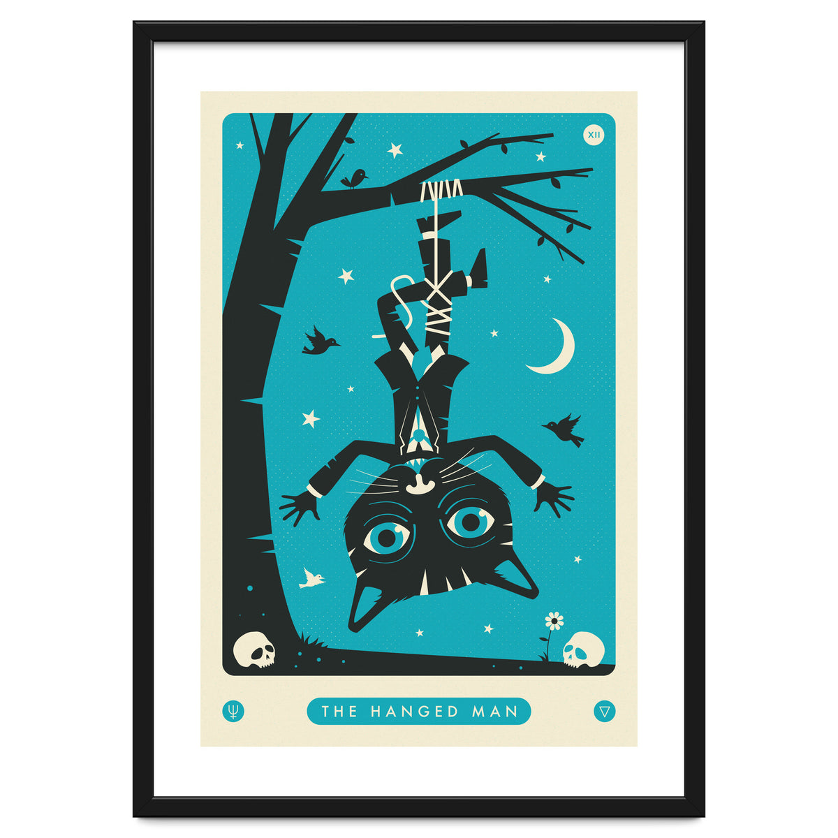 TAROT CARD CAT: THE HANGED MAN