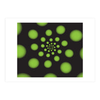 Green Spiral Dots (Print Only)