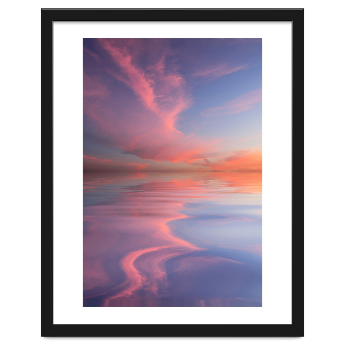 Pink and Blue Sunset