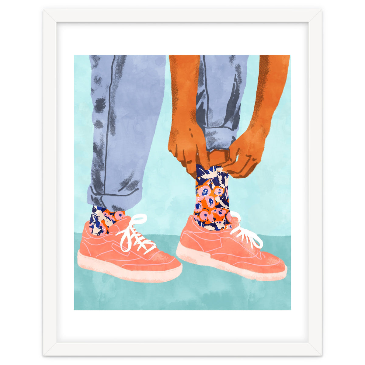 Pull Up Those Pretty Socks! | Optimism Hustle Positivity | Good Vibes Luck Po