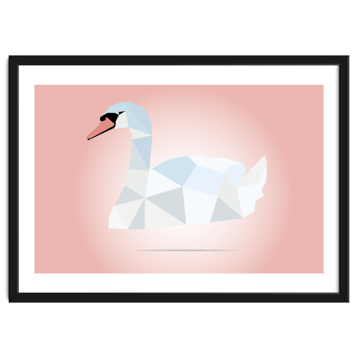 Swan Low Poly Art