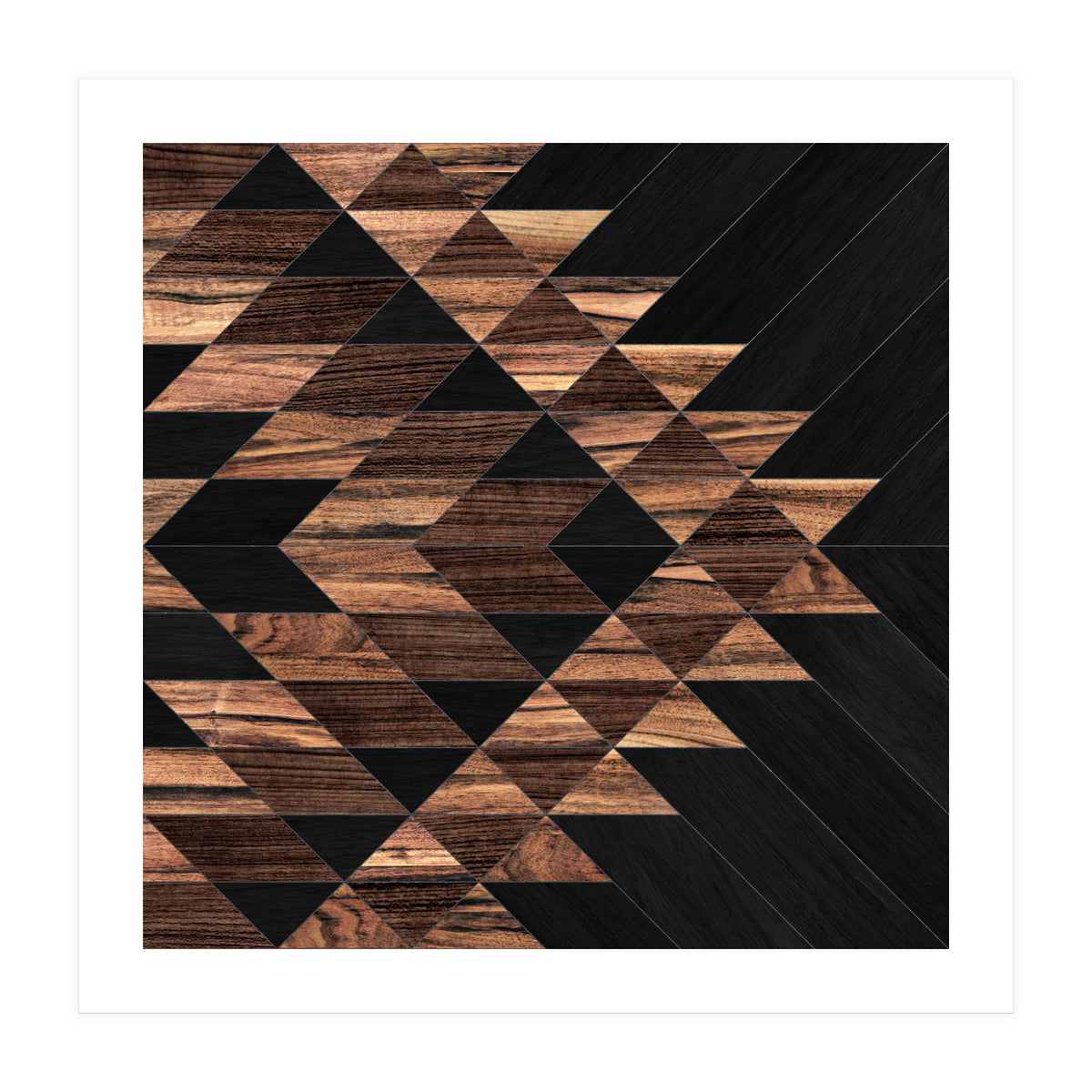 Urban Tribal Pattern No.11 - Aztec - Wood (Print Only)