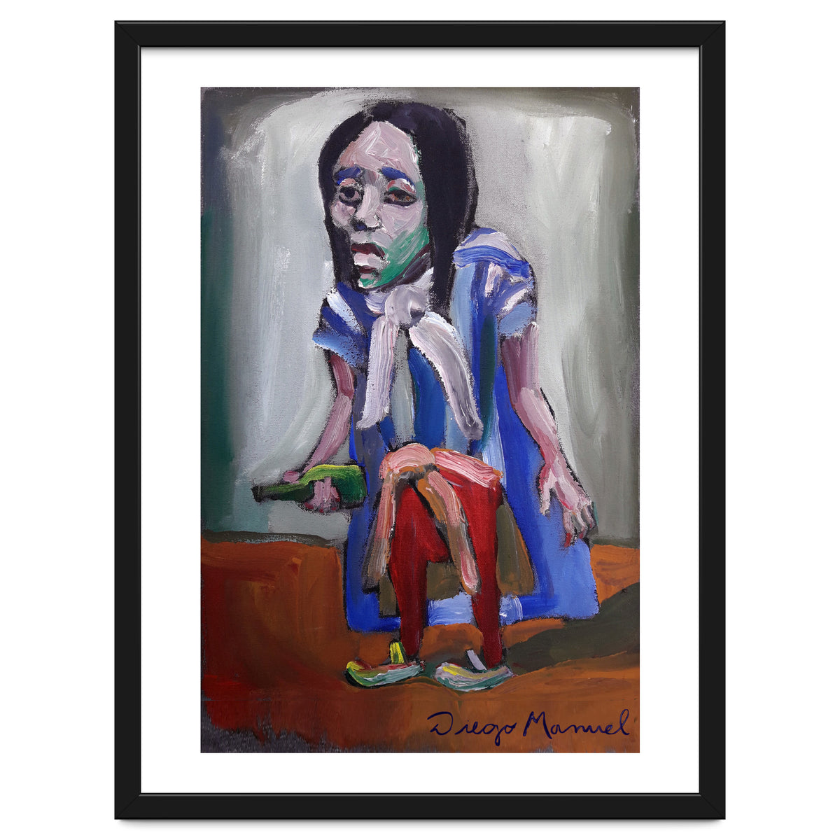 The fan, people from the neighborhood