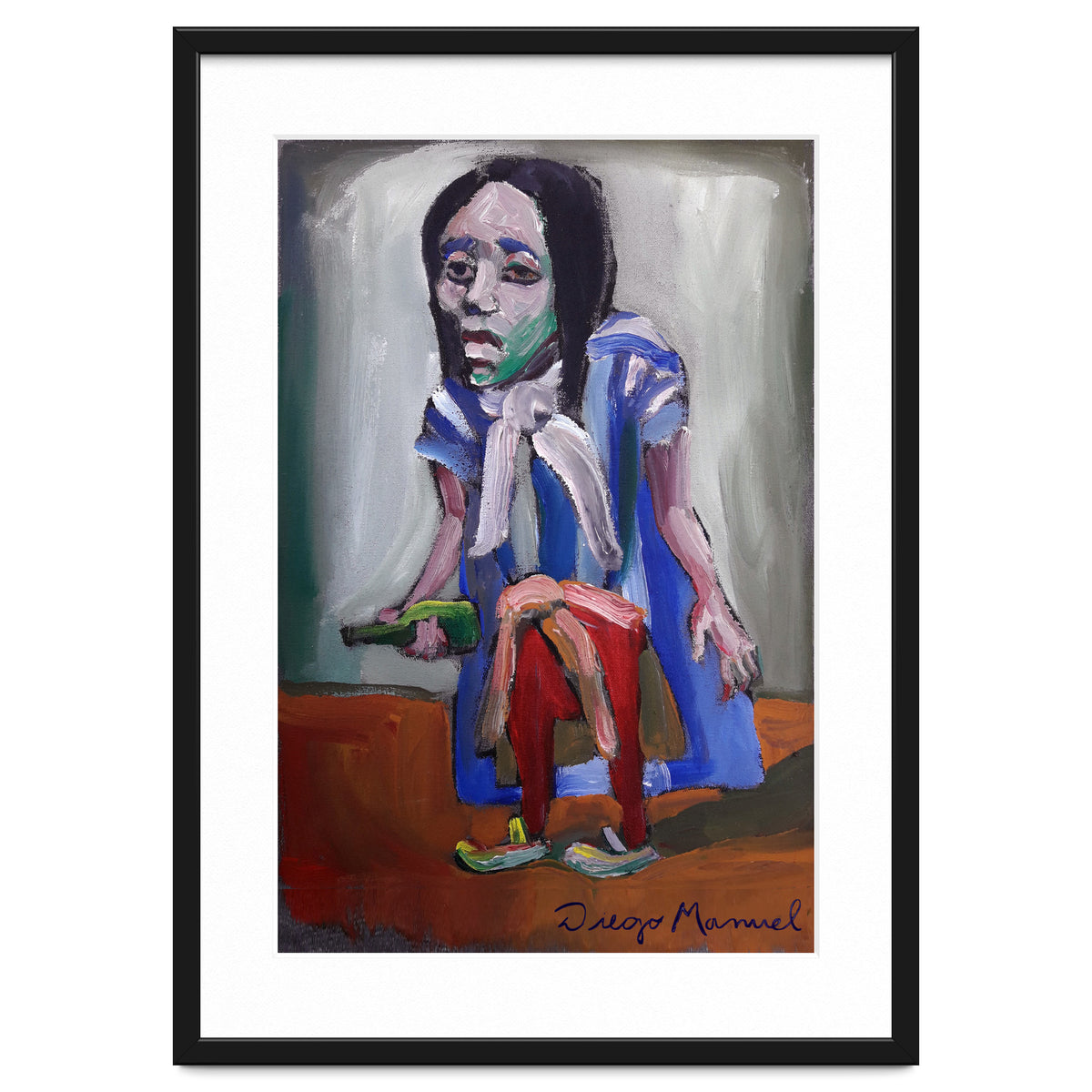 The fan, people from the neighborhood