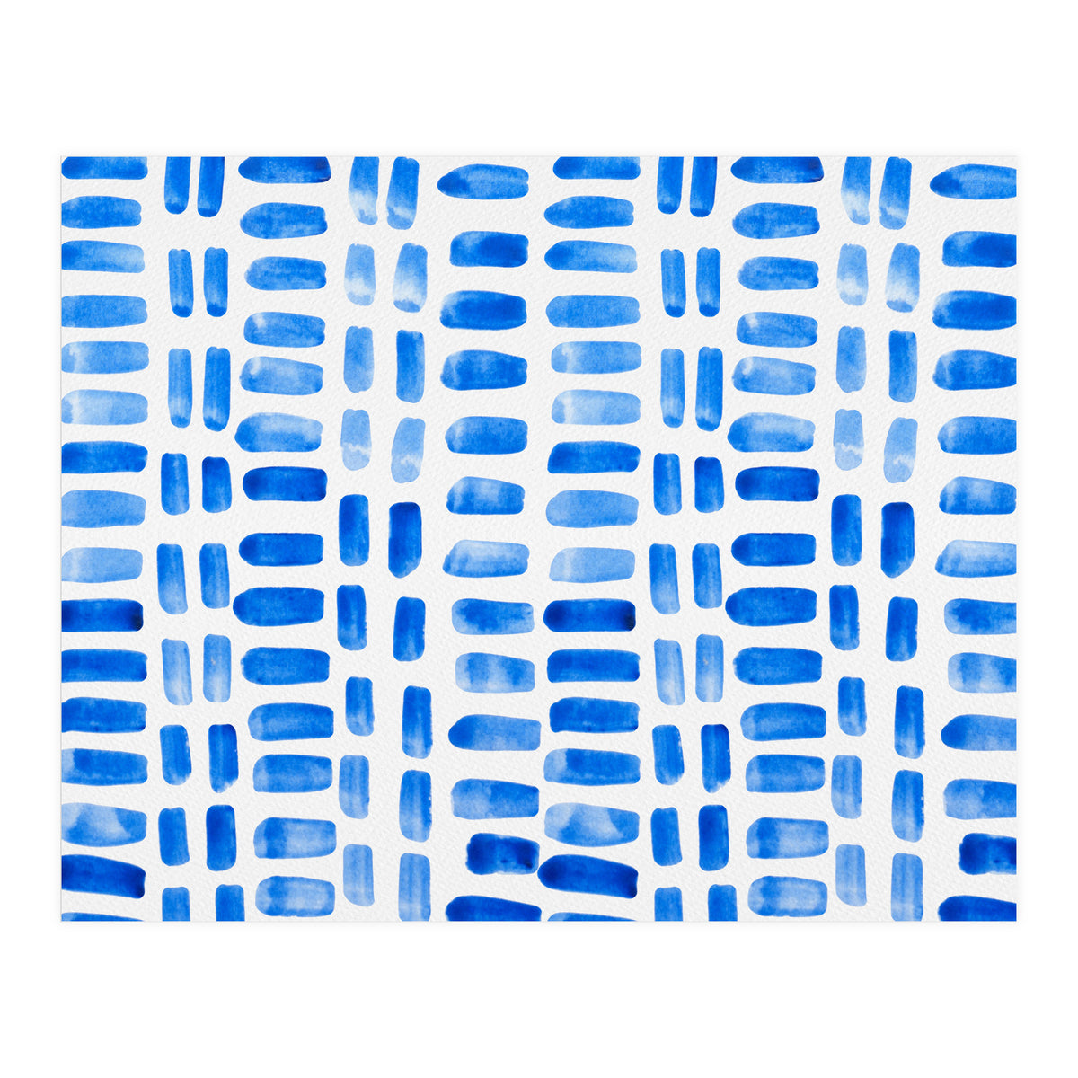 Blue abstract rectangles (Print Only)