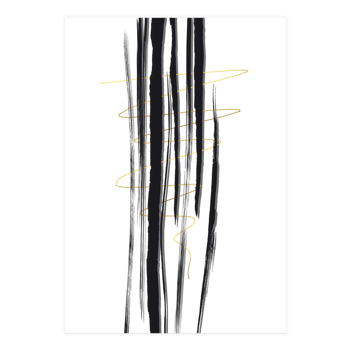 Deco Lines No. 1 - Straight Forward (Print Only)