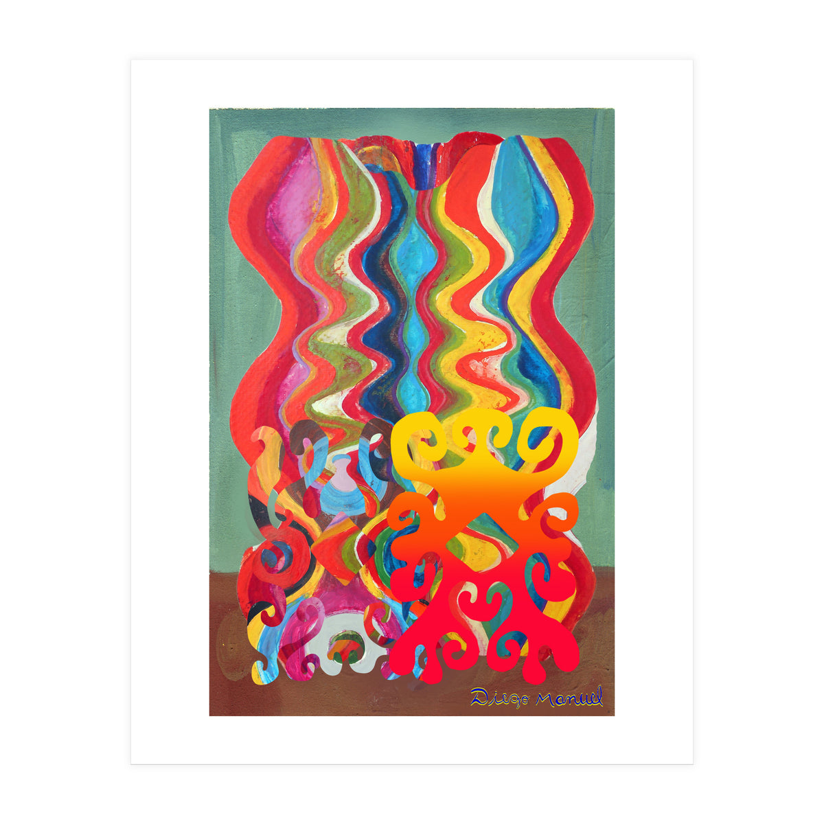 Pop Abstract Asimetrico A7 (Print Only)