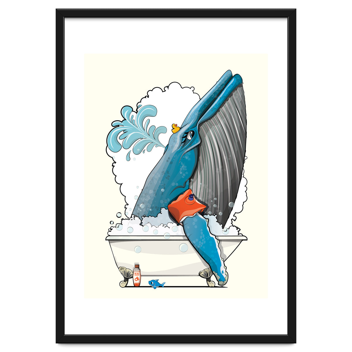 Blue Whale in the Bath
