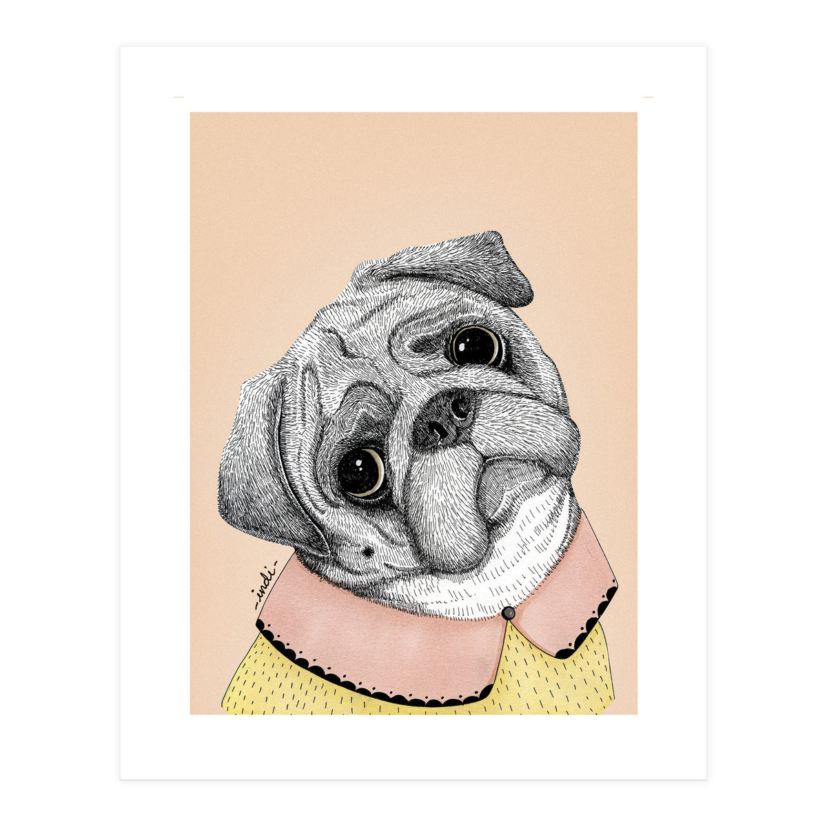 Pug (Print Only)