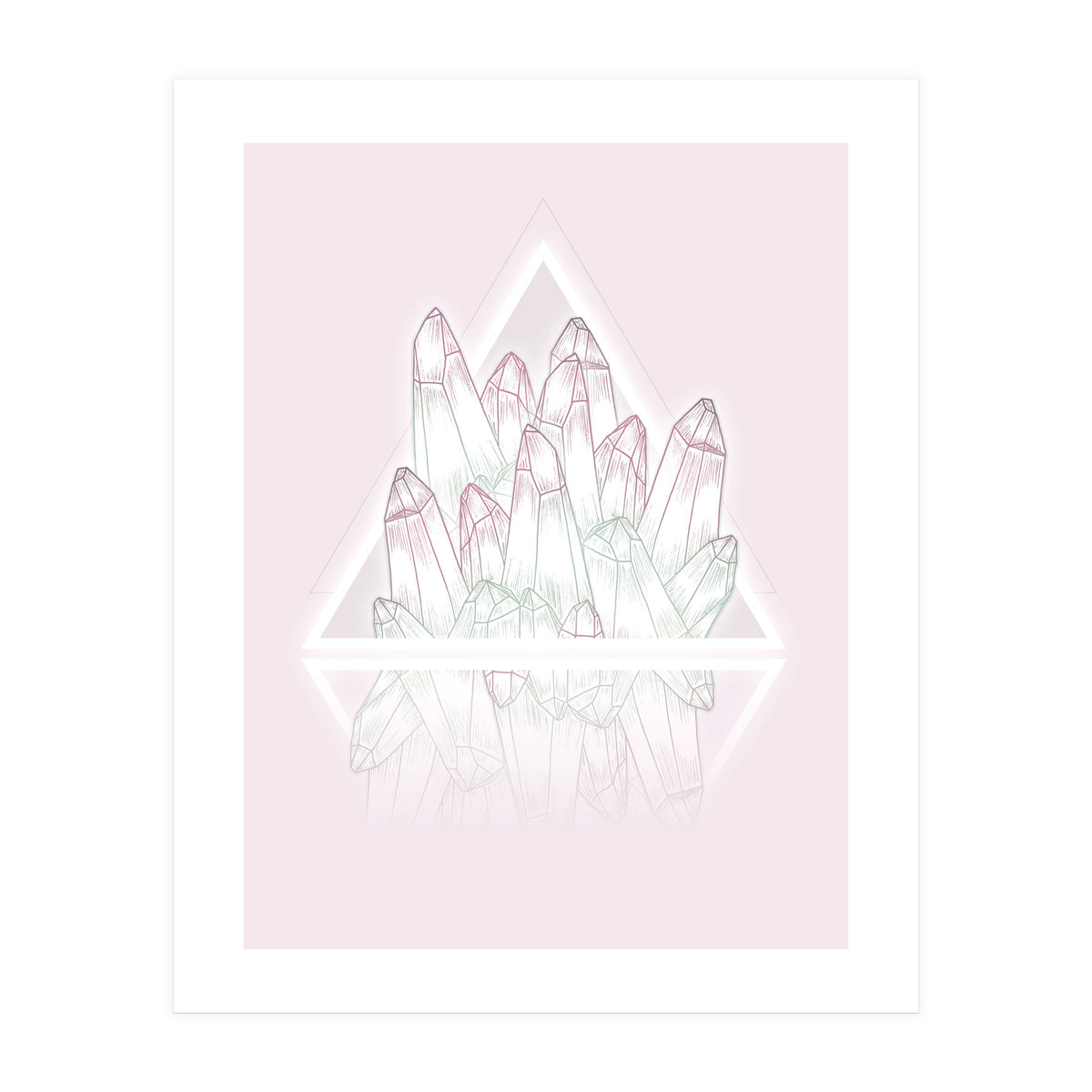 Crystals Pink (Print Only)