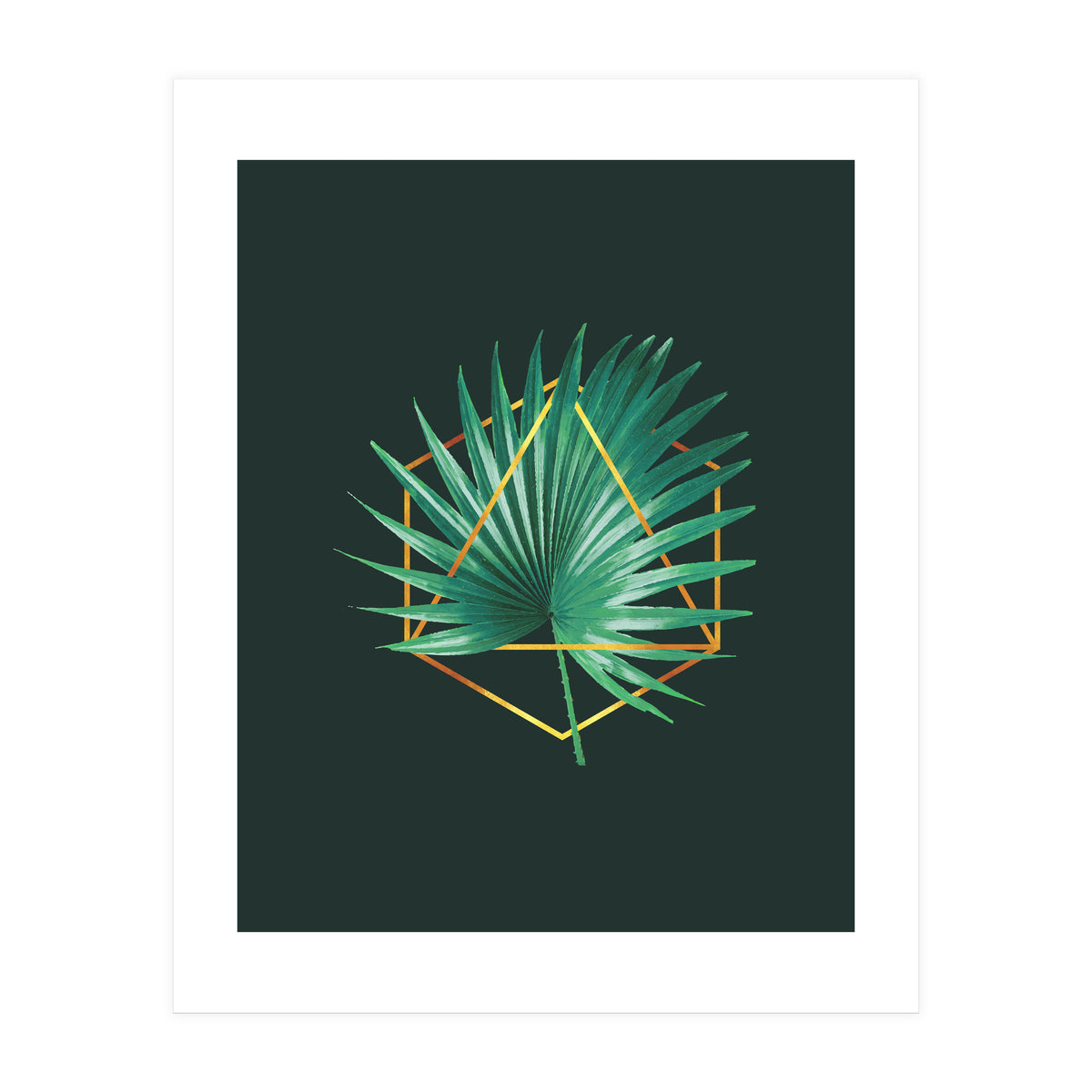 Tropical Palm Leaf 02 (Print Only)