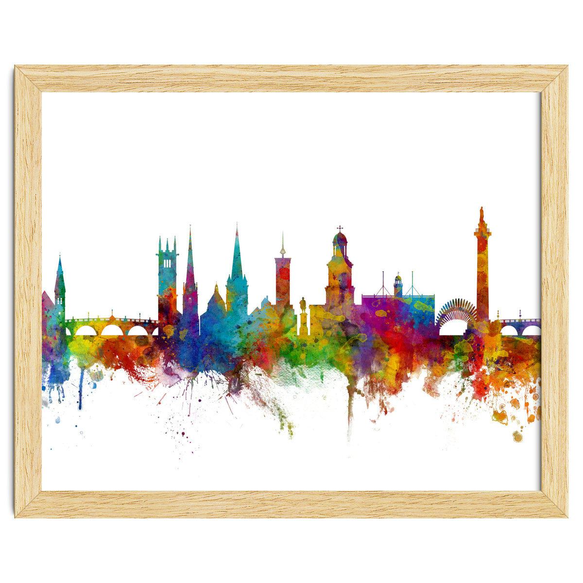 Shrewsbury England Skyline