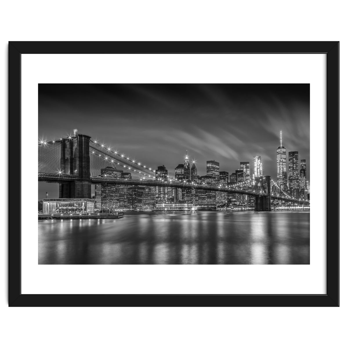 BROOKLYN BRIDGE Nightly Impressions | Monochrome