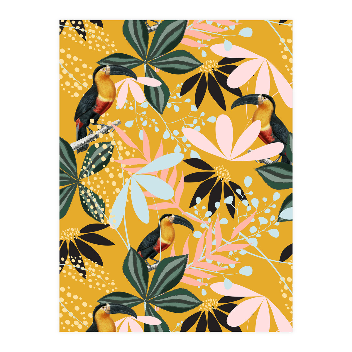 Tropical Toucan Garden (Print Only)