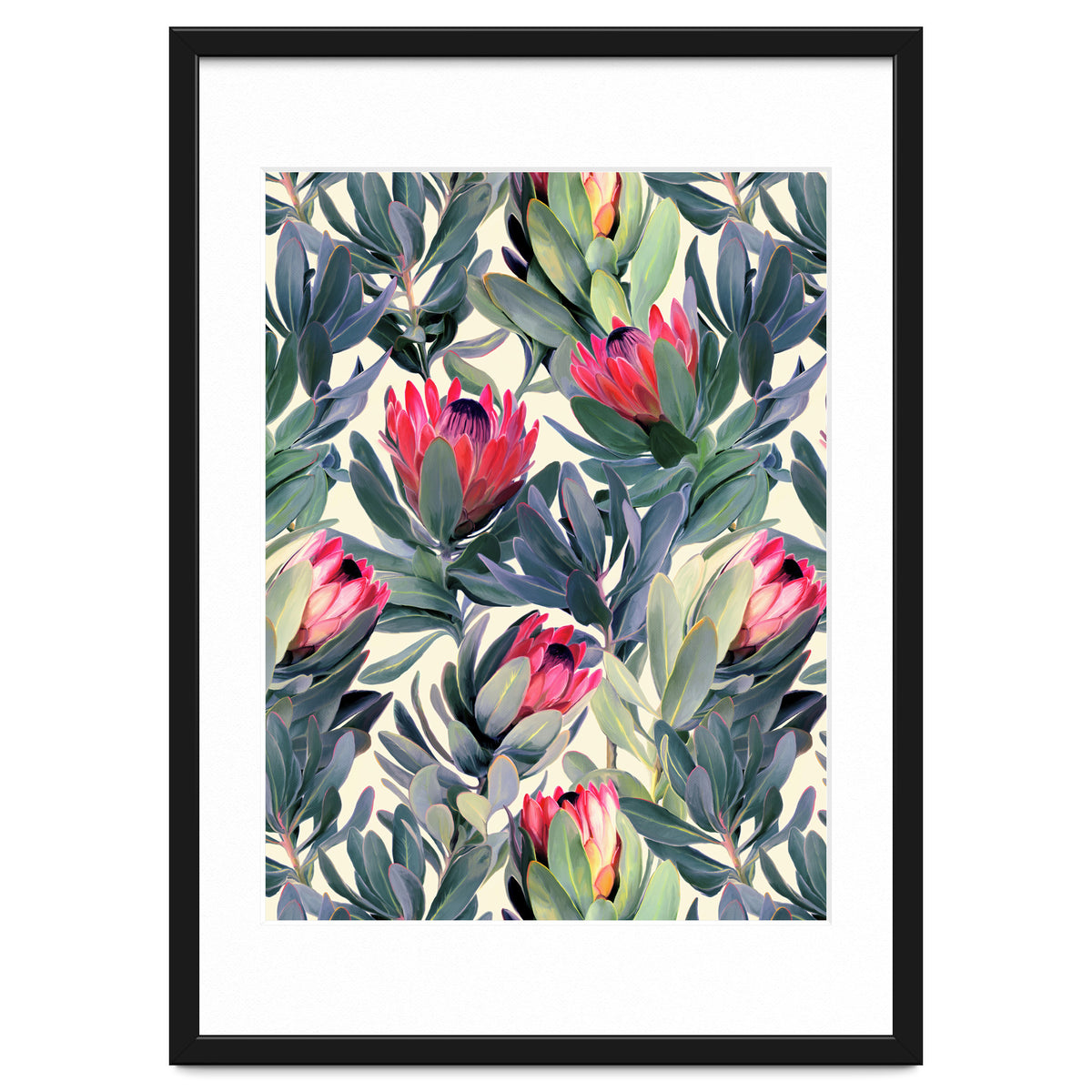 Painted Protea Pattern