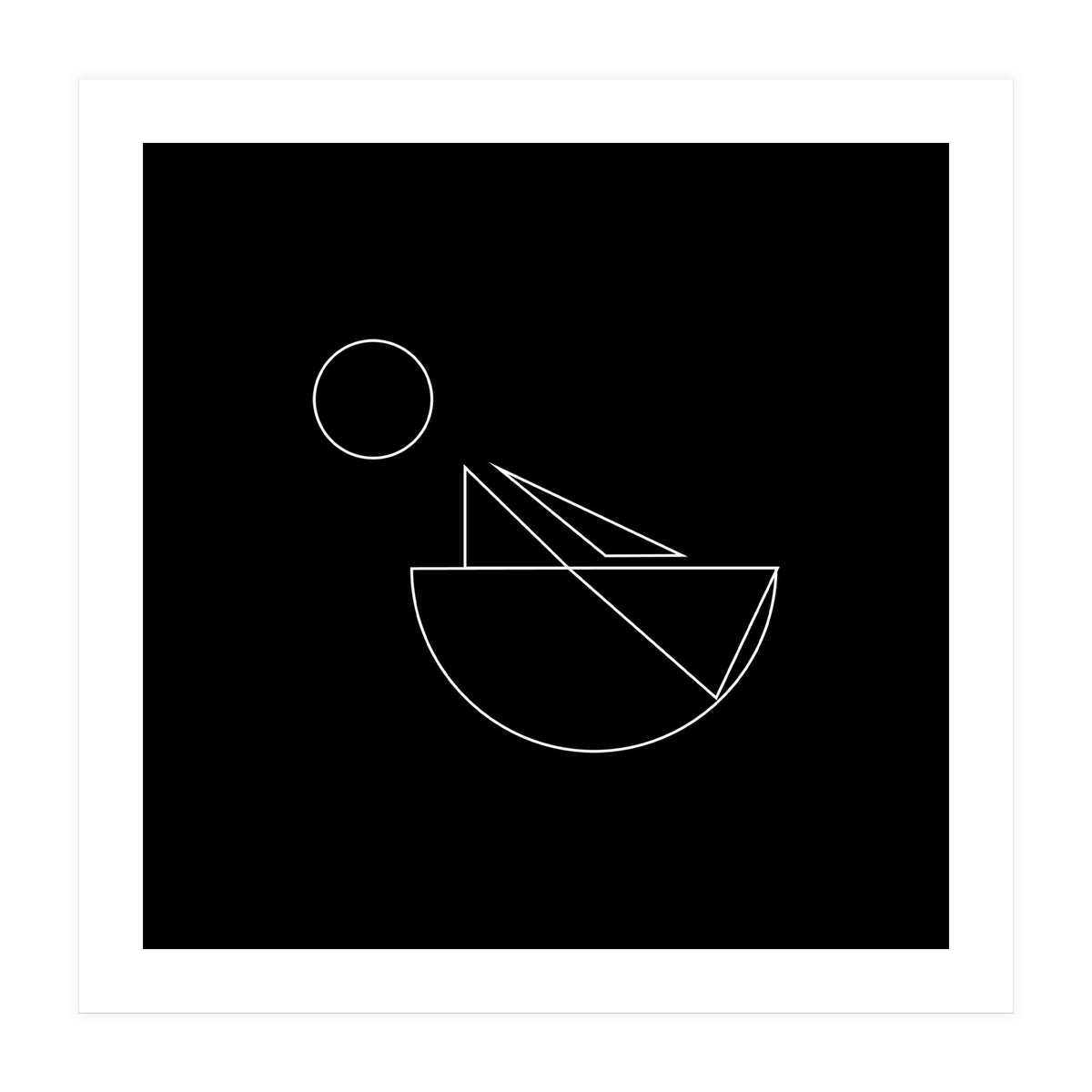 Rower | geometric minimal (Print Only)