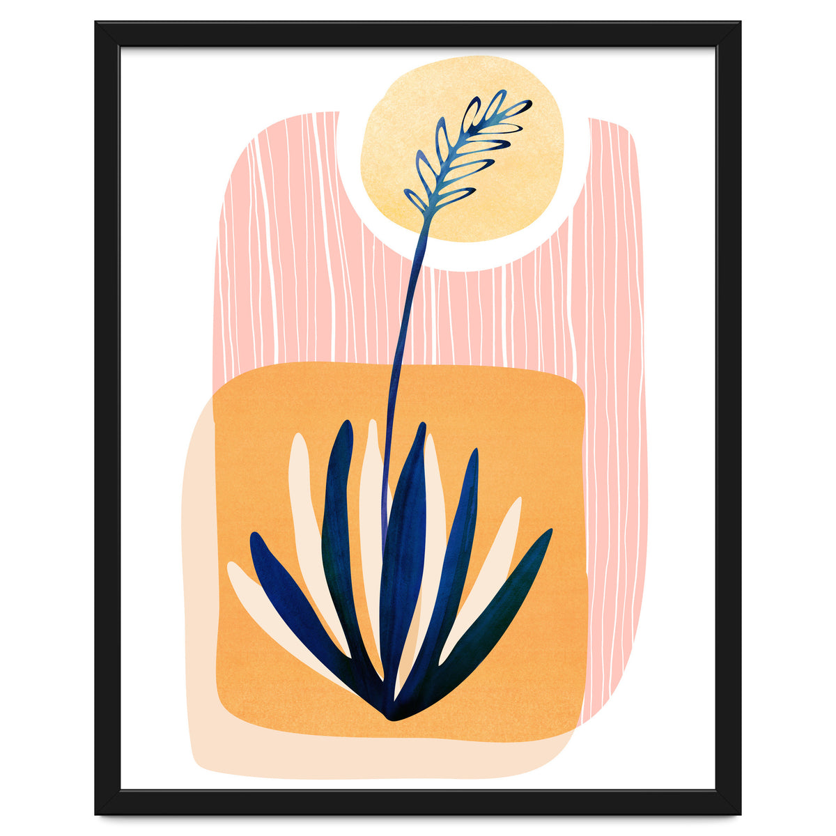 Painted Agave With Sun