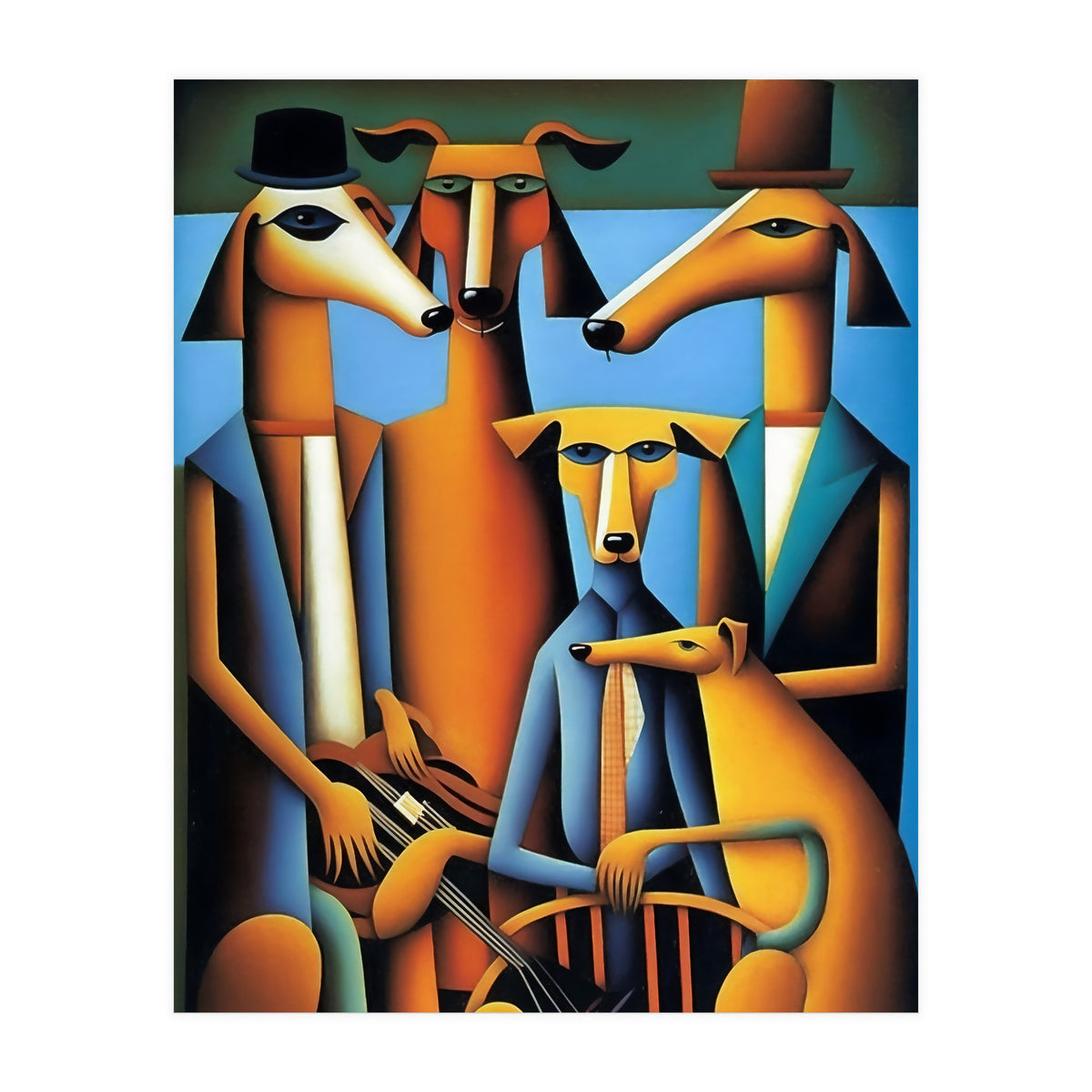 Greyhounds Max (Print Only)