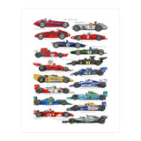 F1 Cars (Print Only) thumbnail