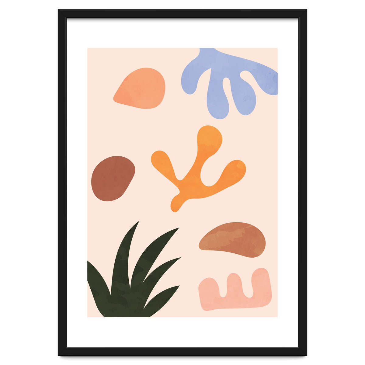 Abstract Botanical Plant