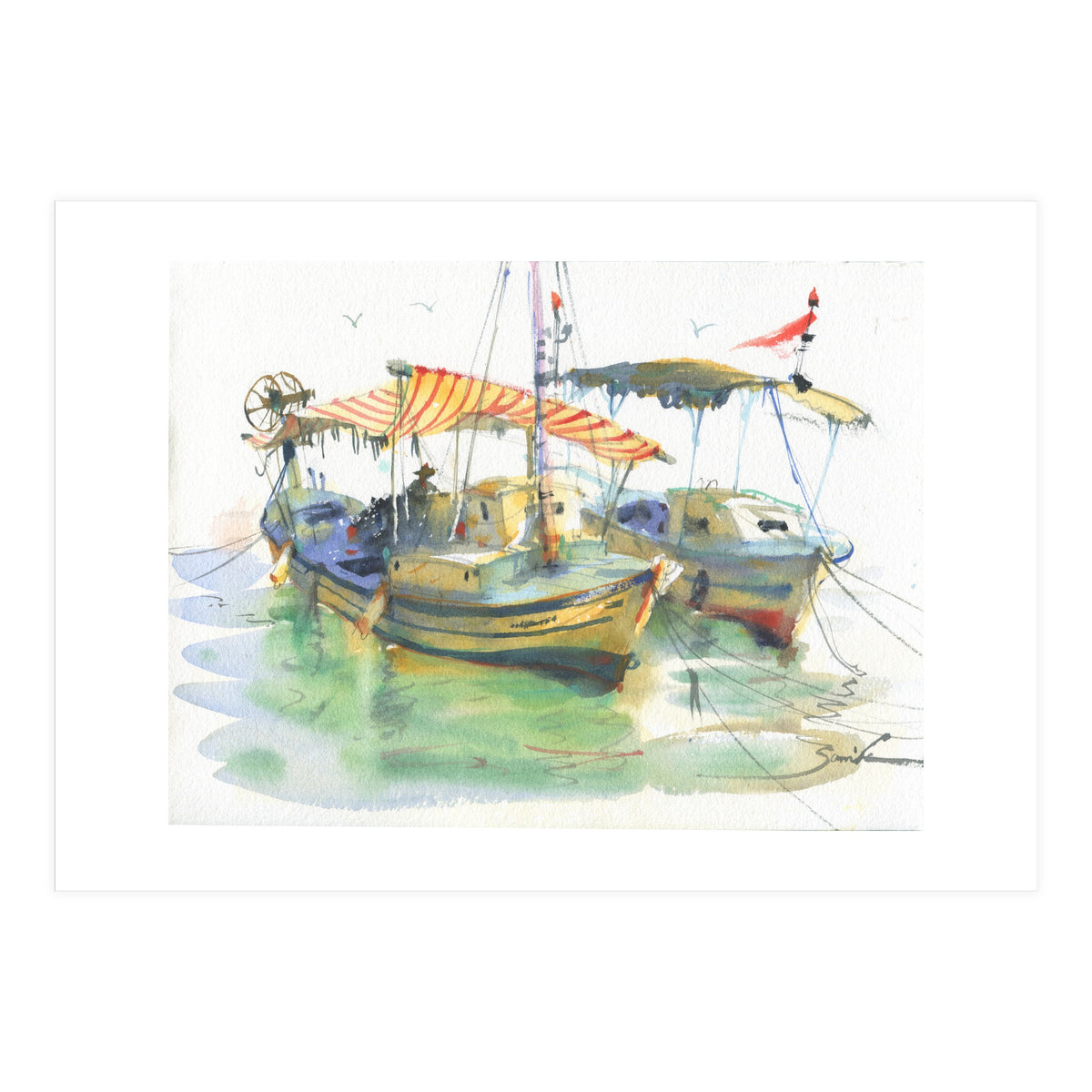 Fishing boat (Print Only)