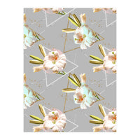 Botanical blooming with geometric 02 (Print Only)