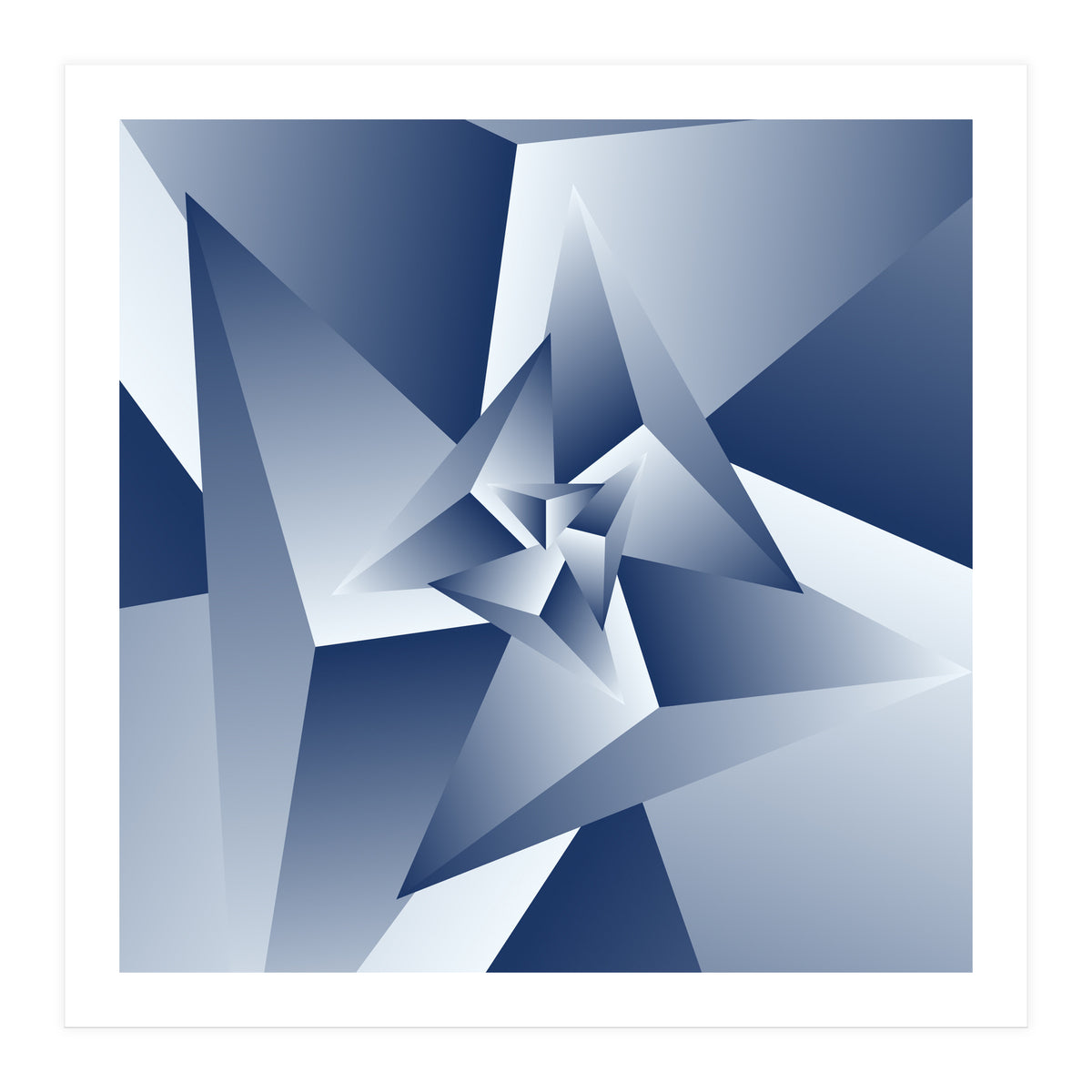 Modern Traingle Pattern (Print Only)