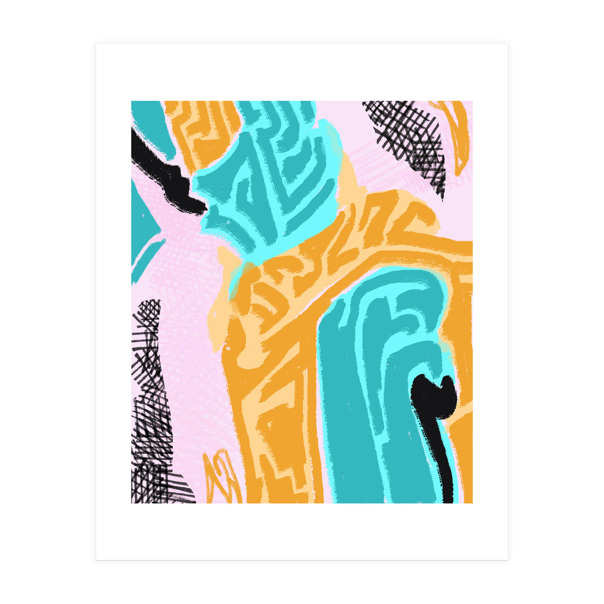 Yellow folks (Print Only)