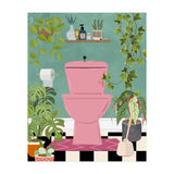 Botanical Loo in Jungle Bathroom (Print Only) thumbnail