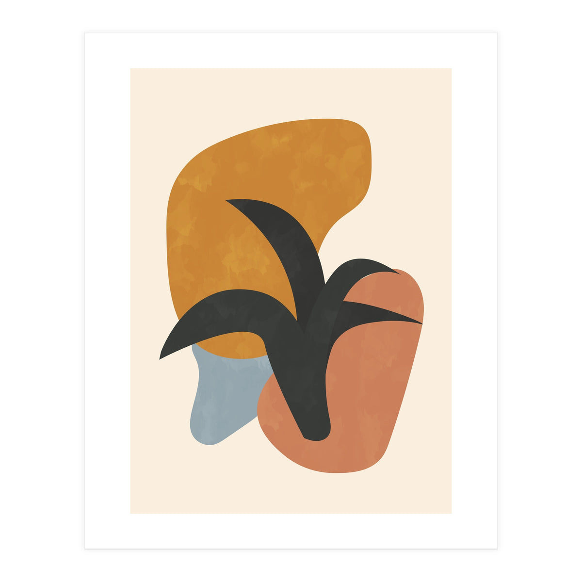 Abstract Boho Plant (Print Only)