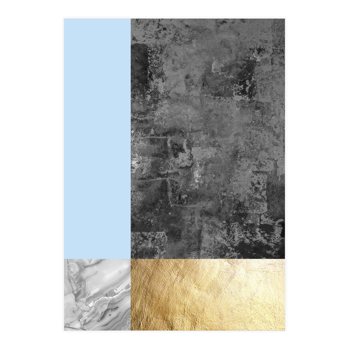 Geometric and golden III (Print Only)