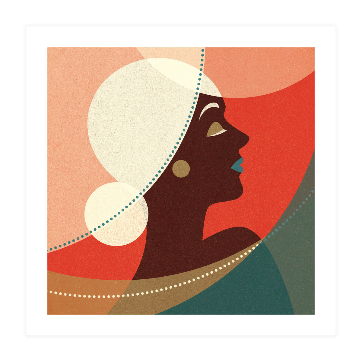 Venn Deco (Umber) (Print Only)