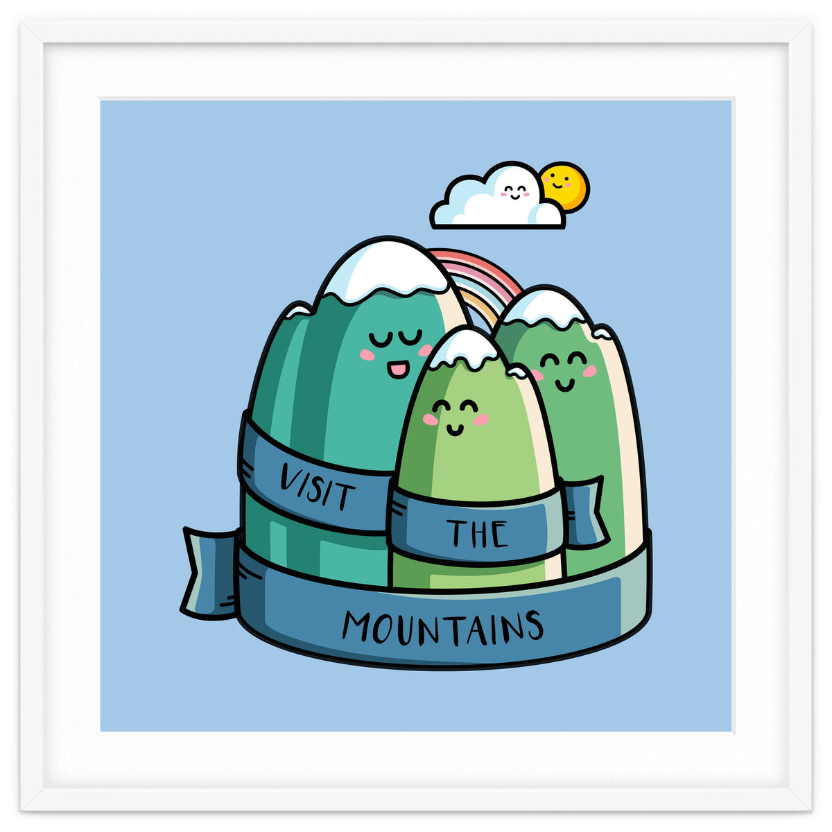 Kawaii Cute Visit the mountains