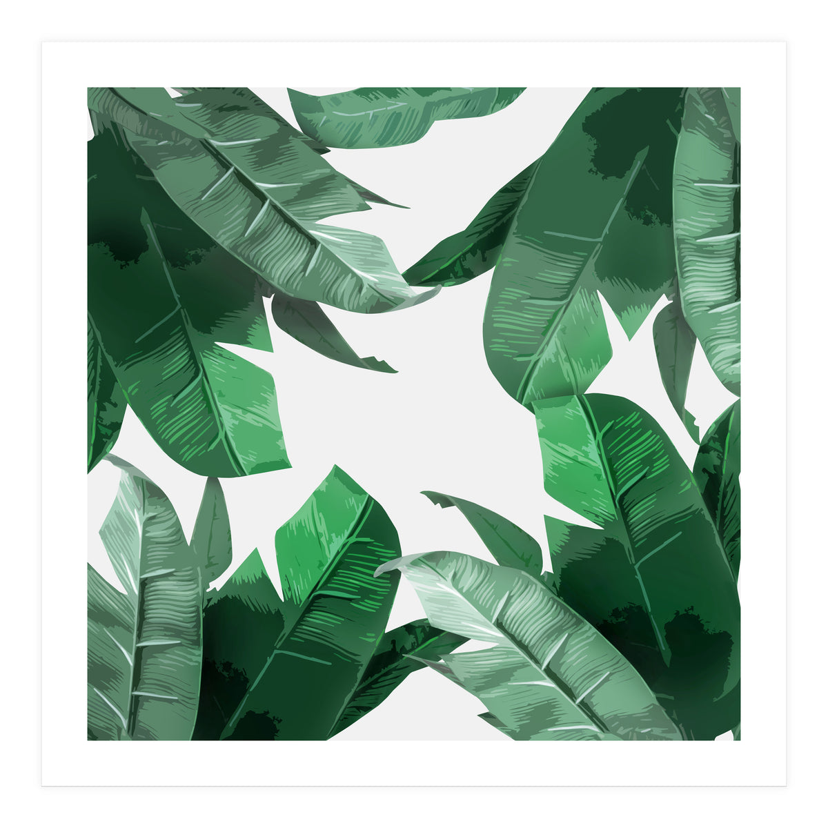 Tropical Palm Print (Print Only)