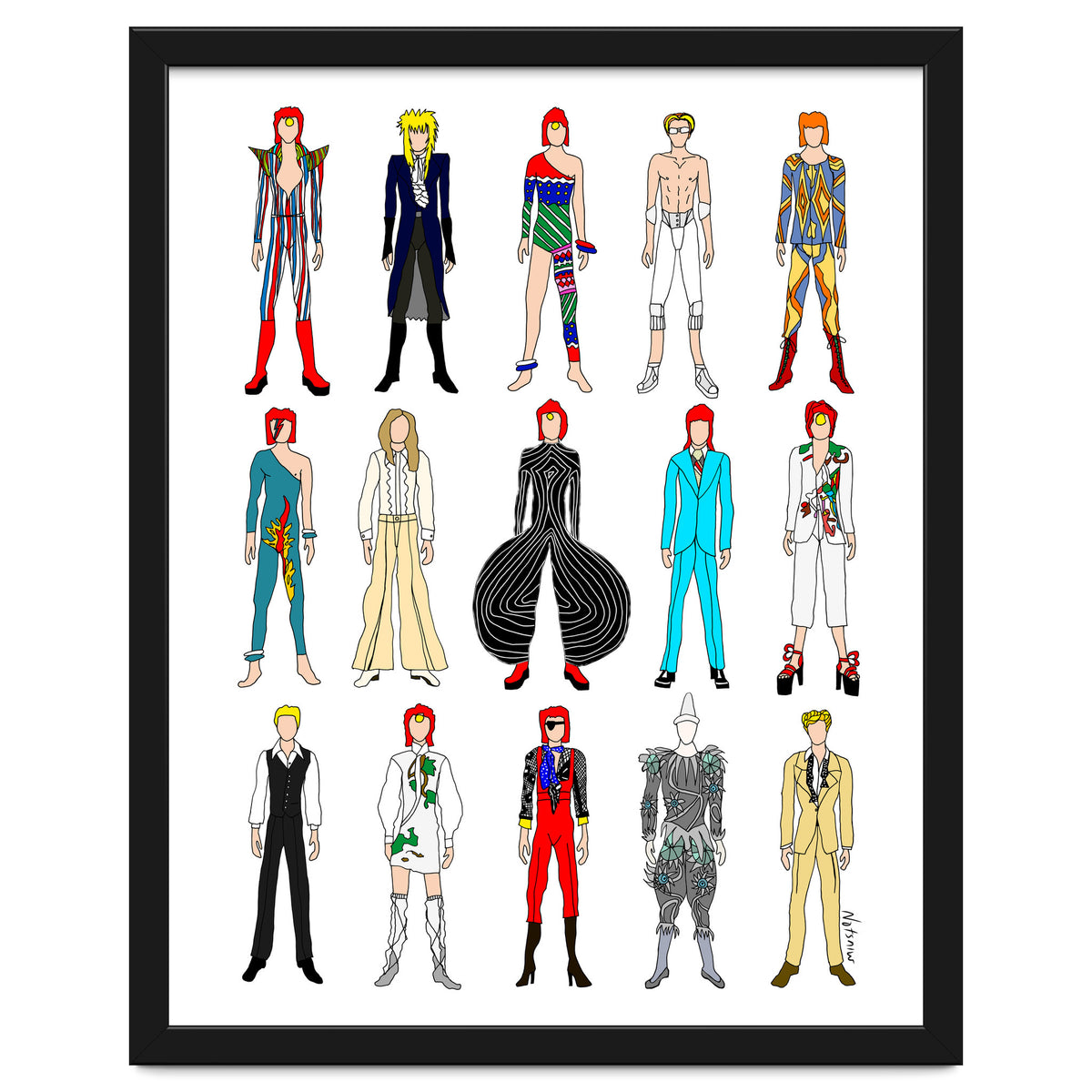 Outfits of Bowie Fashion