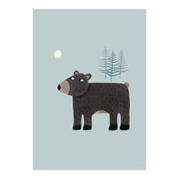 The Bear, the Trees and the Moon (Print Only)