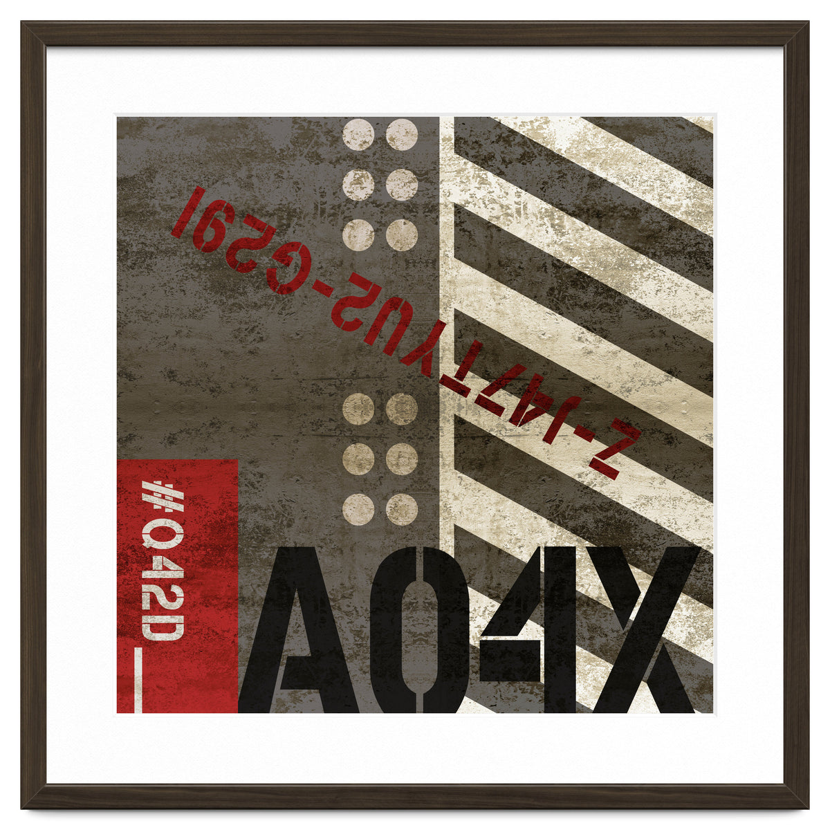 Abstract Industrial Grey Stripes