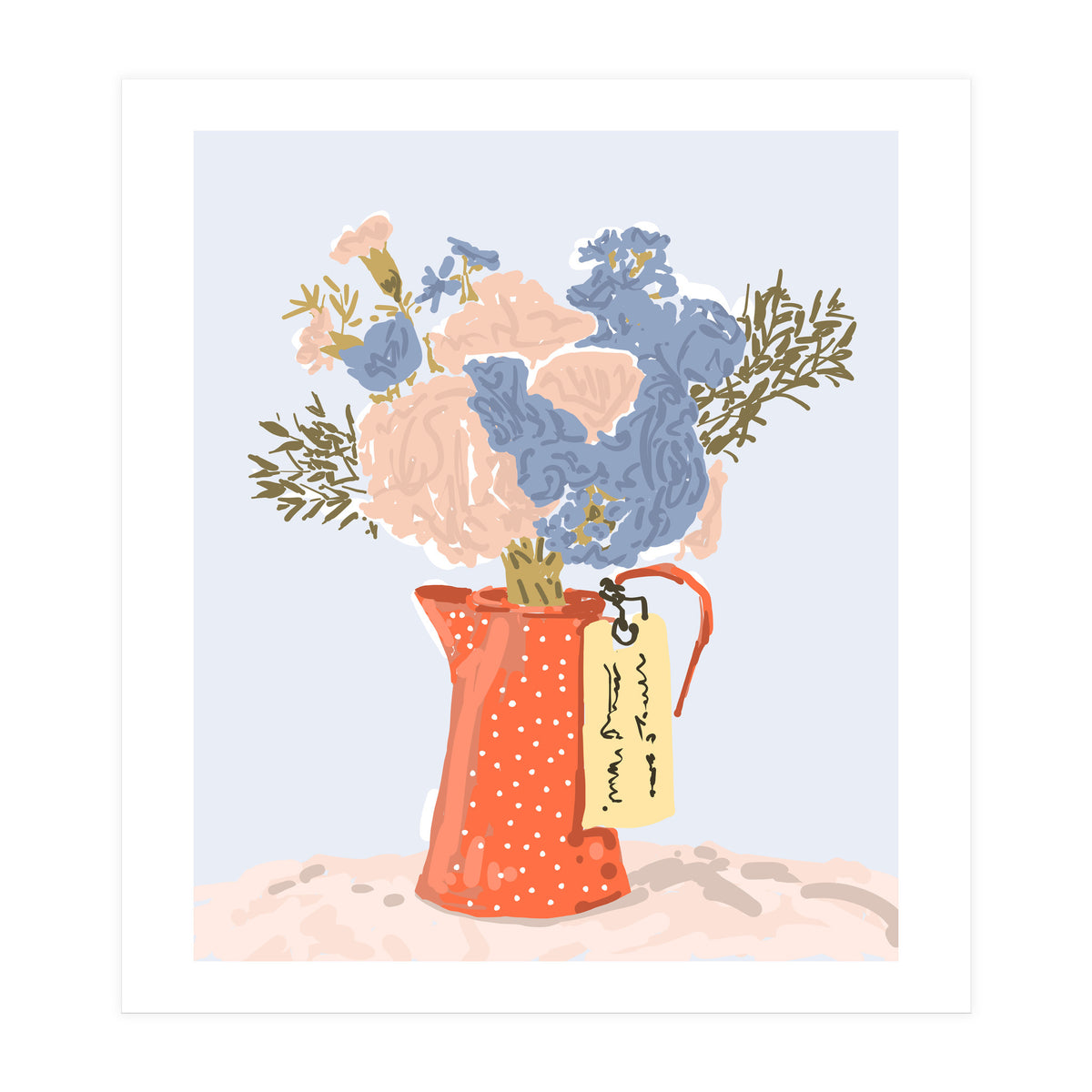 Flowers With Love (Print Only)