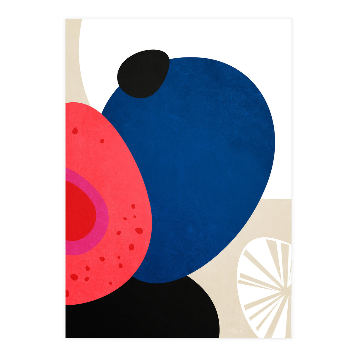 Pebbles and Seashells (Print Only)