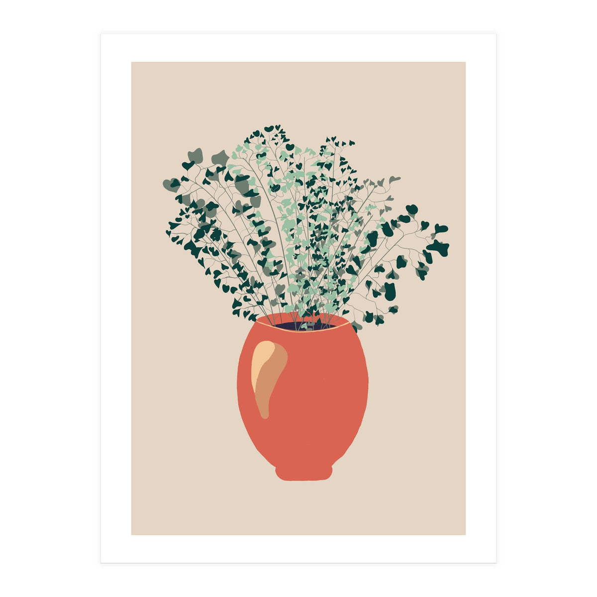 Heart-shaped leaves (Print Only)
