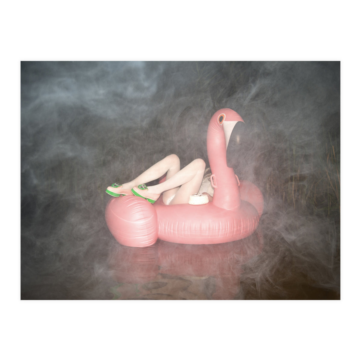 Foggy Flamingo Fairy (Print Only)