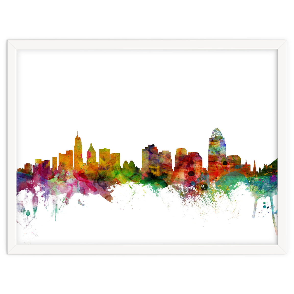 Cincinnati Ohio Skyline